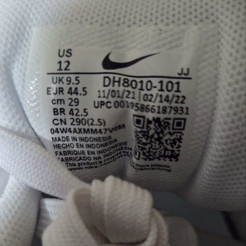Nike Air Max 90 Next Nature Womens Sneakers Shoes White Black Size 12 - Picture 10 of 10